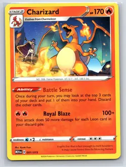 Charizard 001/015 Promo McDonald's Promos 2024 Pokemon Near Mint - Image 1