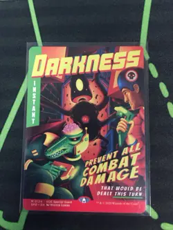MTG Magic The Gathering Darkness SPG Mythic Borderless Black Instant - Image 1