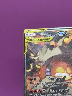 Reshiram & Charizard GX SM201 Sun & Moon Black Star Promo – Near Mint - Image 3