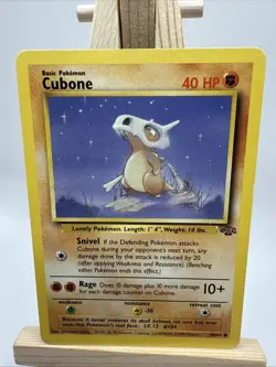 Cubone 50/64 Common Jungle Pokemon 1st Edition LP - Image 1