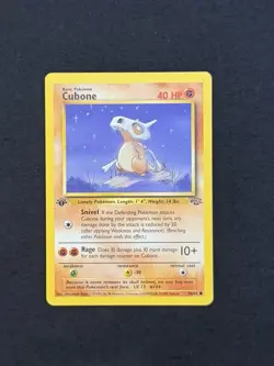 Pokemon TCG 1st Edition Cubone 50/64 Jungle Set WOTC Vintage - Image 1