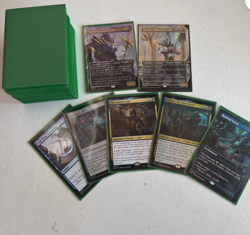 MTG Eternal Might Precon UPGRADED & Sleeved Commander Deck Magic - Temmet - Image 1
