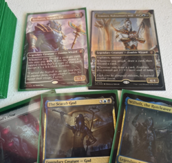 MTG Eternal Might Precon UPGRADED & Sleeved Commander Deck Magic - Temmet - Image 2