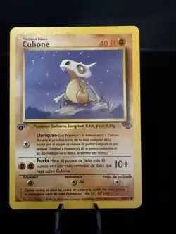 Pokemon TCG Cubone Jungle Card 50/64 1st Edition Non Holo Mint Condition 1999 - Image 1