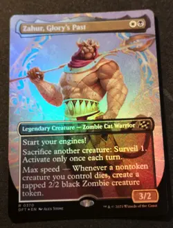 Zahur, Glory's Past - Foil - Borderless - DFT - MTG - NM - EN - 0370 - Image 1