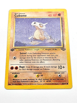 Pokemon TCG: Cubone 50/64 1st Edition + Eevee 51/64 1st Edition Jungle HP Combo - Image 3