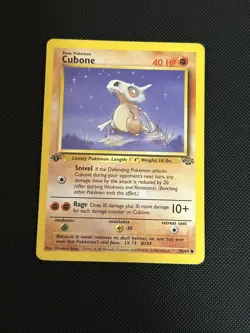 Pokemon TCG Cubone Jungle Card 50/64 1st Edition Common MP Cond - Image 5