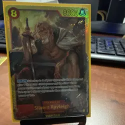Silvers Rayleigh OP08-118 SEC Foil Premium Booster Vol. 2 One Piece CCG - Image 1
