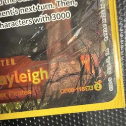 Silvers Rayleigh OP08-118 SEC Foil Premium Booster Vol. 2 One Piece CCG - Image 3