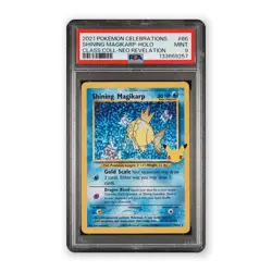 Shining Magikarp-Holo Pokemon Celebrations Classic Collection 2021 #66 PSA 9 - Image 1