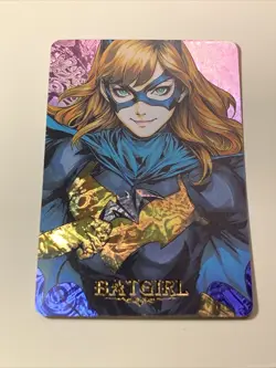 Batgirl Batman DC 9 Goddess Anime Waifu Holo Art Card ACG Carddass Girl Sexy Hot - Image 1