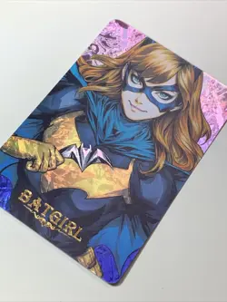 Batgirl Batman DC 9 Goddess Anime Waifu Holo Art Card ACG Carddass Girl Sexy Hot - Image 3