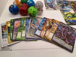 Bakugan Lot Of 8 Figures, 23 Cards Play Set Great Condition As Shown - Image 4