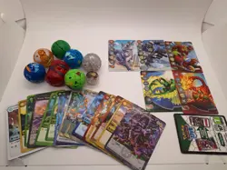 Bakugan Lot Of 8 Figures, 23 Cards Play Set Great Condition As Shown - Image 5