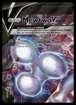 SWSH: Sword & Shield Promo Cards #SWSH159 Mewtwo V-UNION - Image 1