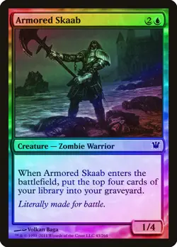 Armored Skaab FOIL Innistrad NM Blue Common MAGIC THE GATHERING CARD ABUGames - Image 1