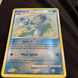 Pokemon TCG Lapras 21/106 Great Encounters Reverse Holo Card LP Pokemon Card - Image 1