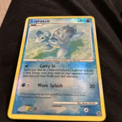 Pokemon TCG Lapras 21/106 Great Encounters Reverse Holo Card LP Pokemon Card - Image 2