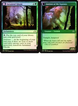 Autumnal Gloom / Ancient of the Equinox FOIL Shadows over Innistrad PLD - Image 1