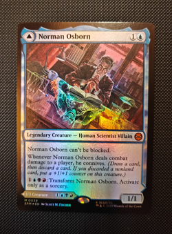 Norman Osborn/Green Goblin - Foil - Spider-Man - SPM - #039 - NM - Image 1