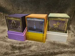 Commander Deck Bundle - 3 Decks Plus Sleeves/Box - Upgraded Precon, Artifact - Image 1