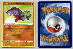 RADIANT HAWLUCHA 081/189 RADIANT RARE ASTRAL RADIANCE POKEMON LP FUKUDA - Image 3