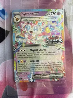 Pokemon Prismatic Evolutions Surprise Box Sylveon ex 41/131 STAMPED Promo - Image 1