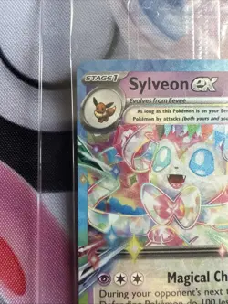 Pokemon Prismatic Evolutions Surprise Box Sylveon ex 41/131 STAMPED Promo - Image 3