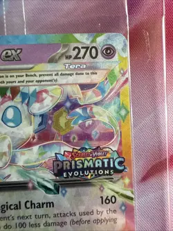 Pokemon Prismatic Evolutions Surprise Box Sylveon ex 41/131 STAMPED Promo - Image 4