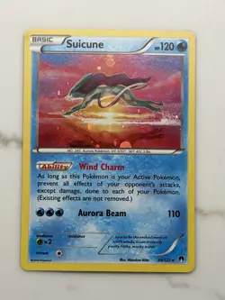 Suicune 30/122 Cosmos Holo Rare Pokemon XY Breakpoint 2016 - Image 1