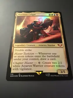 MTG x Warhammer 40k #175 Marneus Calgar Foil NM - Image 1