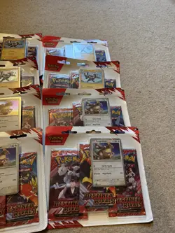 Pokemon TCG Destined Rivals, Sealed, 12x 3-Pack Triple Blister - total 36 packs - Image 2
