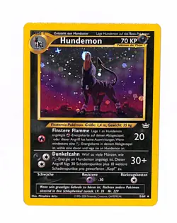 Hundemon -German- Neo Revelation Holo Houndoom 8/64 NM/LP+ - Image 1