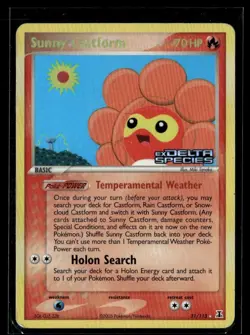 2005 EX - Delta Species (Reverse Holo) Sunny Castform Basic/Rare #31 - Image 1