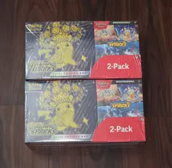 Pokemon S&V Surging Sparks ETB + Booster Bundle Costco 2-Pack NEW - Image 1