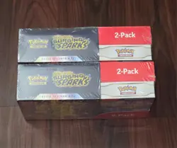 Pokemon S&V Surging Sparks ETB + Booster Bundle Costco 2-Pack NEW - Image 4