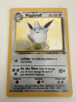 Pokemon TCG Wigglytuff Jungle 16/64 Holo Unlimited Holo Rare - Image 1