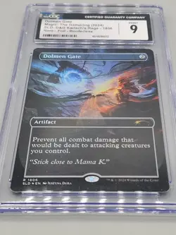 Dolmen Gate, D&D Secret Lair, Foil Borderless Art, MTG CGC 9 Mint - Image 4