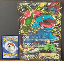 Venusaur EX XY123 XY JUMBO Pokemon Card Oversized PROMO HOLO Generations NM - Image 1