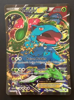 Venusaur EX XY123 XY JUMBO Pokemon Card Oversized PROMO HOLO Generations NM - Image 2