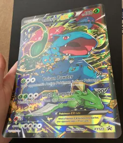 Venusaur EX XY123 XY JUMBO Pokemon Card Oversized PROMO HOLO Generations NM - Image 3