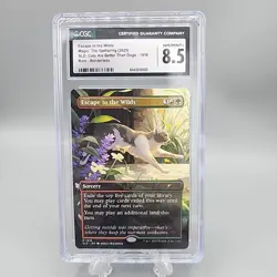 Escape To The Wilds 1916 Borderless MTG SLD Cats Are Better CGC 8.5 Low Pop - Image 1