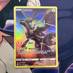 Pokemon TCG Zekrom Holo Ultra Rare Card TG05/TG30 Brilliant Stars 2022 - Image 1