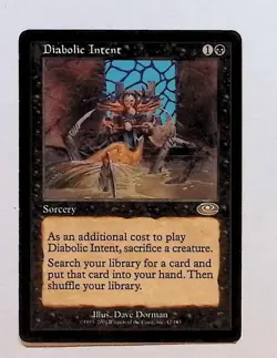 MTG - Magic the Gathering - Diabolic Intent - Planeshift - LP/EX! - Image 1