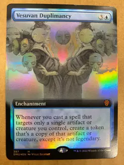 MTG 1x FOIL EXTENDED ART Vesuvan Diplomancy 397 Dominaria United Magic the x1 NM - Image 1
