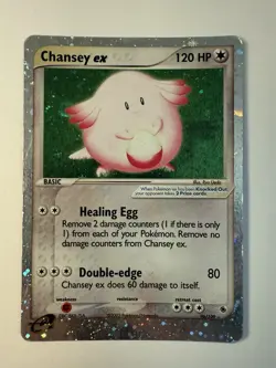 Pokemon Chansey ex 96/109 EX Ruby & Sapphire Holo EX 120 HP - Image 1