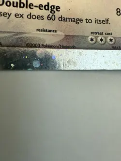 Pokemon Chansey ex 96/109 EX Ruby & Sapphire Holo EX 120 HP - Image 3