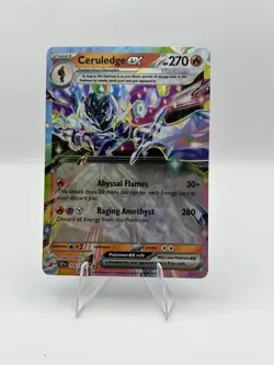 Pokemon TCG Ceruledge ex 36/191 Surging Sparks Double Rare NM - Image 1
