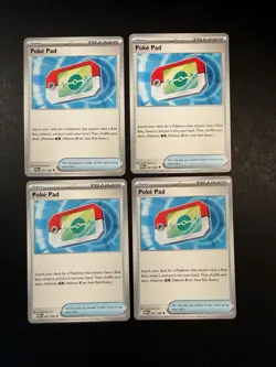 Poke Pad 081/088- Playset of 4 - Pokemon TCG: Perfect Order - English NM - Image 1