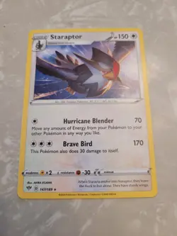 Staraptor 147/189 Darkness Ablaze Near Mint Pokemon TCG - 2020 - Image 2